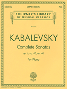 cover Complete Sonatas, Opp. 6, 45, 46 piano sheet music cover
